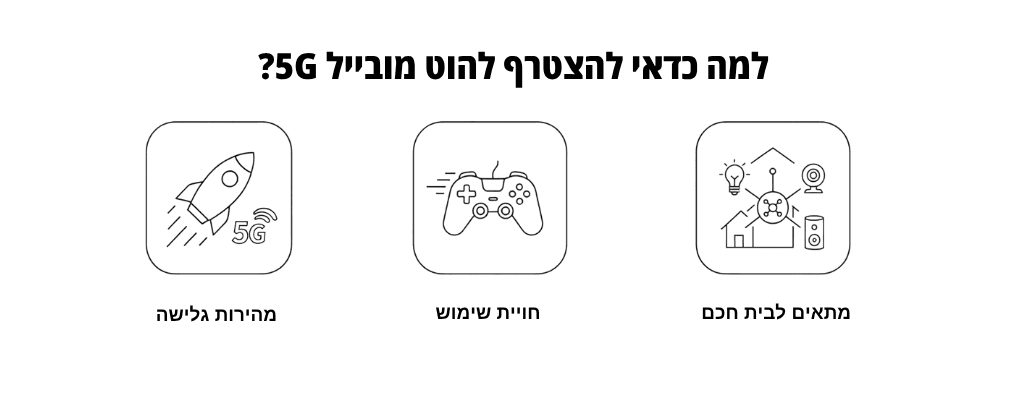 למה כדאי להצטרף להוט מובייל 5G